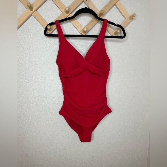Sealevel Australia Honeycomb Cross Front One Piece Sz 10 - Picture 2 of 10
